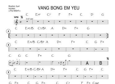 Vắng Bóng Em Yêu sheet nhạc đệm