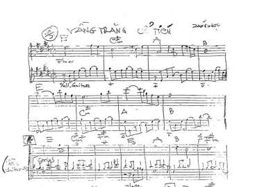 Vầng Trăng Cổ Tích sheet nhạc đệm