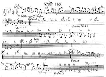 Vào Hạ sheet nhạc đệm