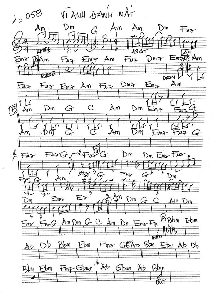 Vì Anh Đánh Mất