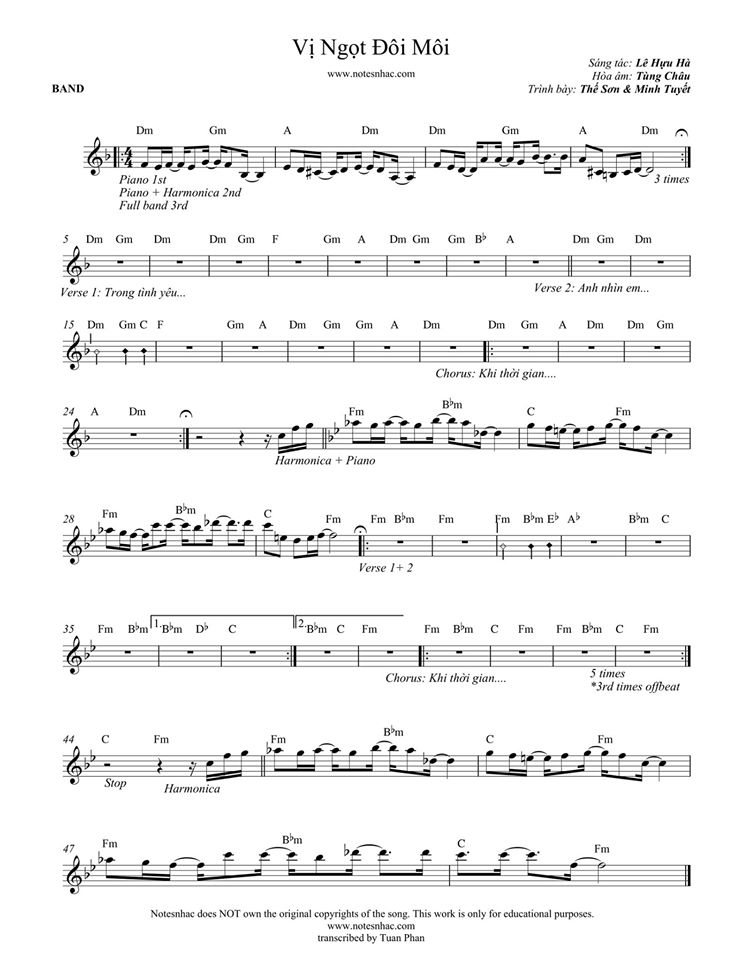 Vị Ngọt Đôi Môi 