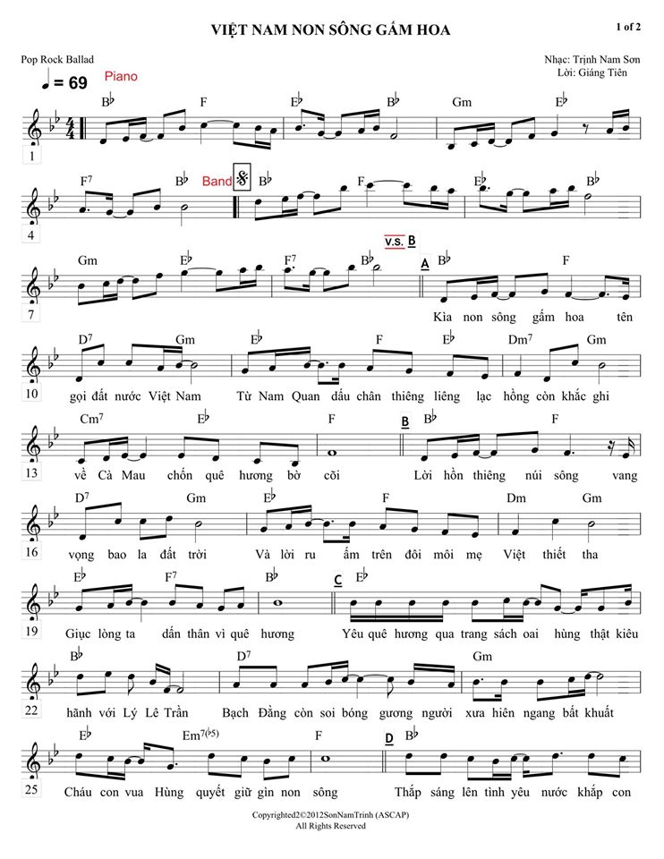 Việt Nam Non Sông Gấm Hoa