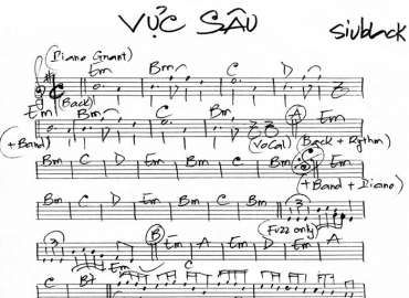 Vực Sâu sheet nhạc đệm