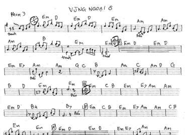 Vùng Ngoại Ô sheet nhạc đệm