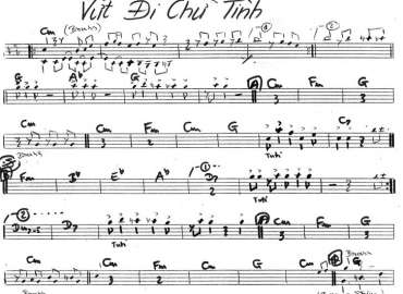 Vứt Đi Chữ Tình sheet nhạc đệm