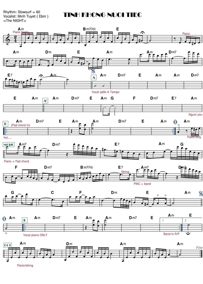 Tình Không Nuối Tiếc 