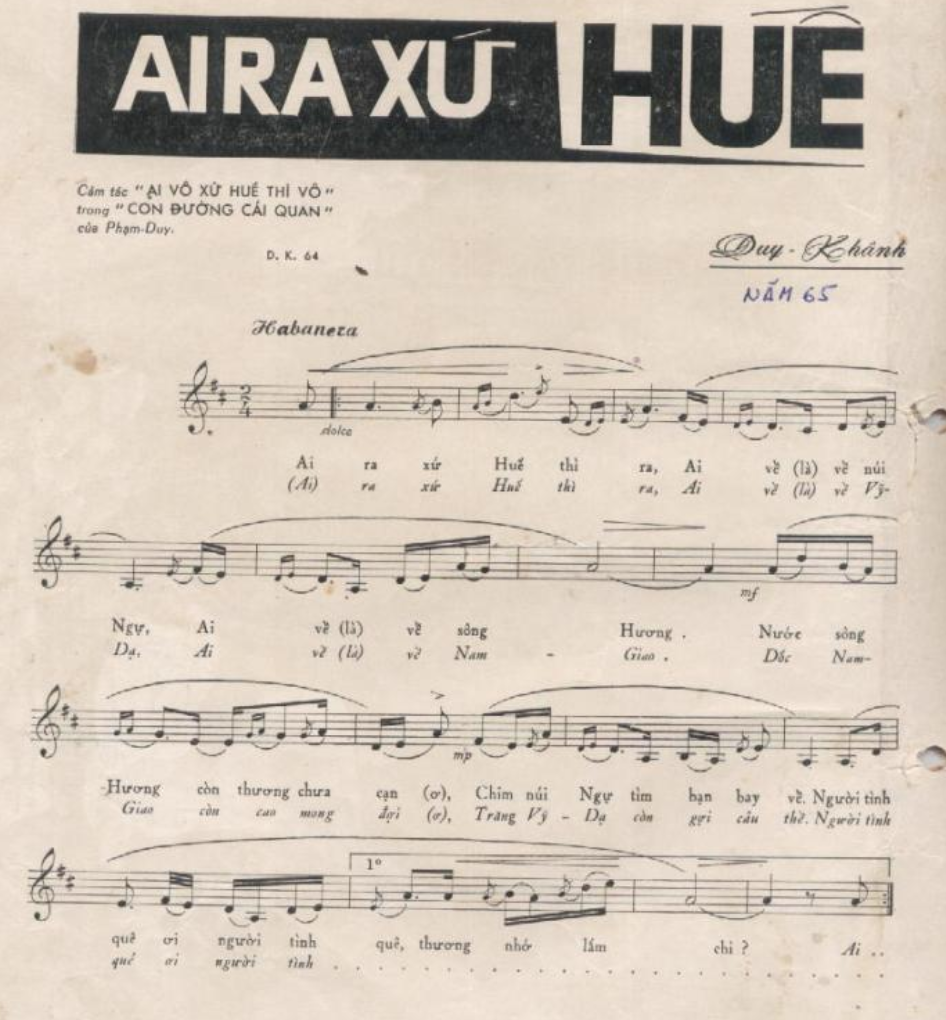 Ai Ra Xứ Huế
