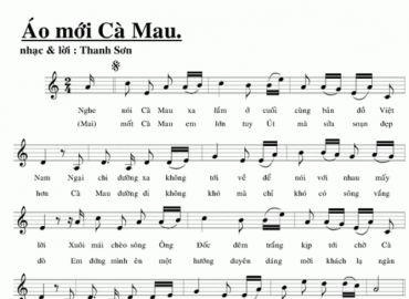 Áo Mới Cà Mau Sheet Nhạc