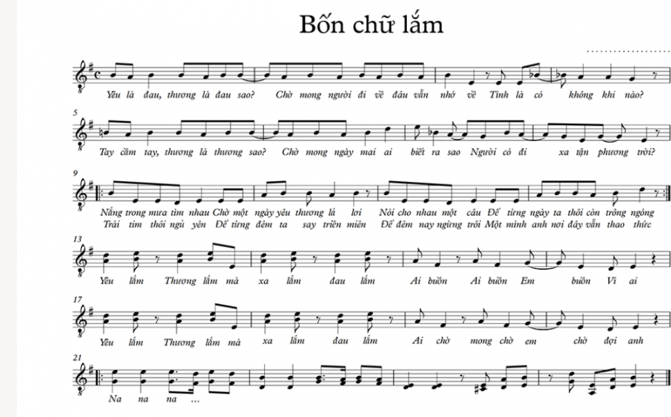 Bốn Chữ L:ắm
