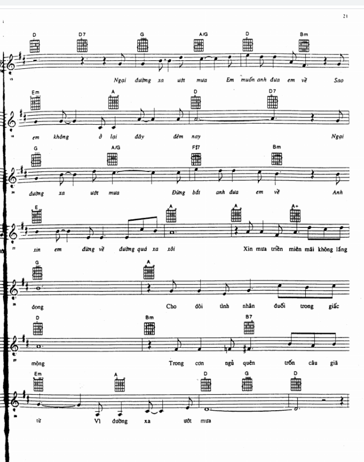 Đường Xa Ướt Mưa