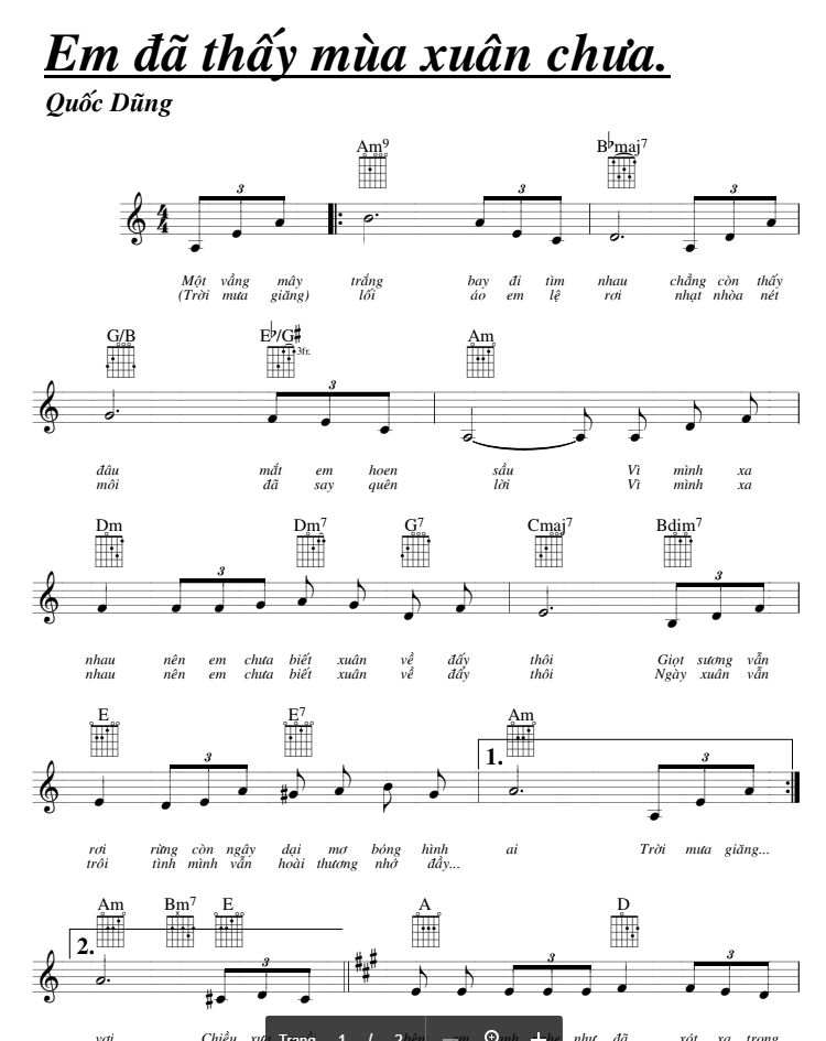 Em Đã Thấy Mùa Xuân Chưa