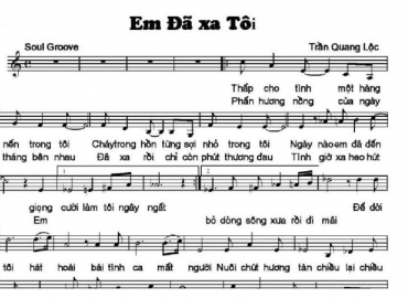 Em Đã Xa Tôi Sheet Nhạc