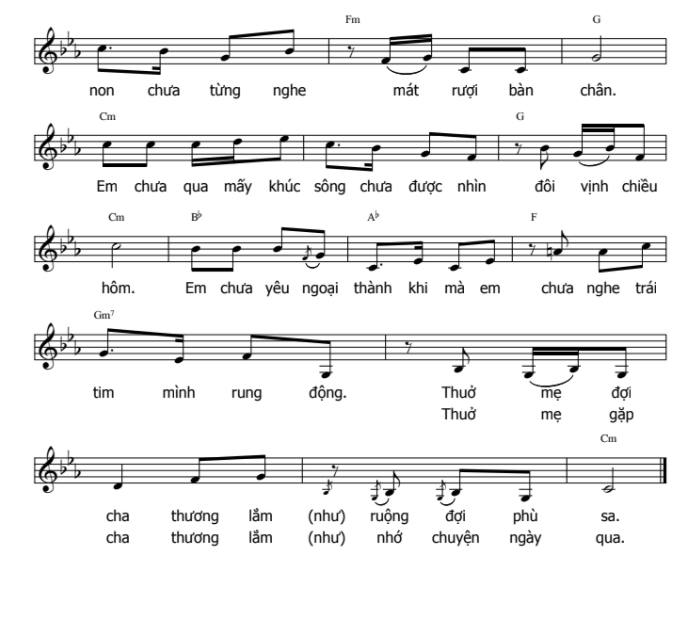 Em Đi Trên Cỏ Non