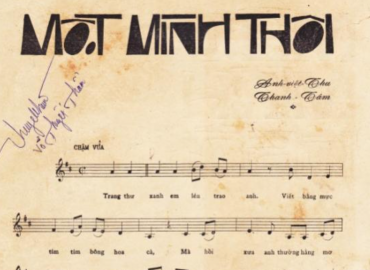 Một Mình Thôi Sheet Nhạc