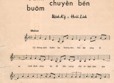 Cánh Buồn Chuyển Bến Sheet Nhạc