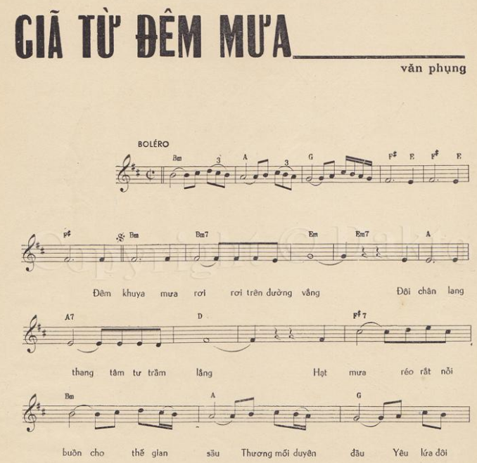 Giã Từ Đêm Mưa