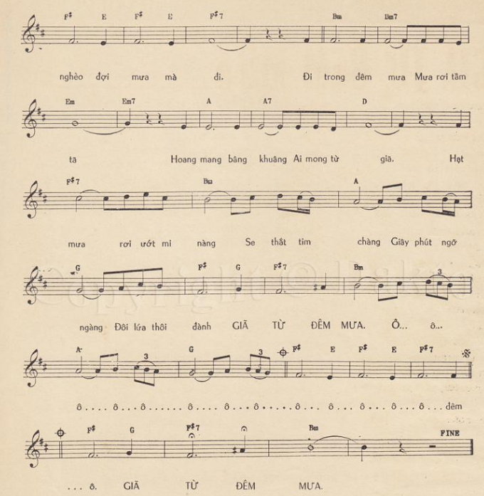 Giã Từ Đêm Mưa