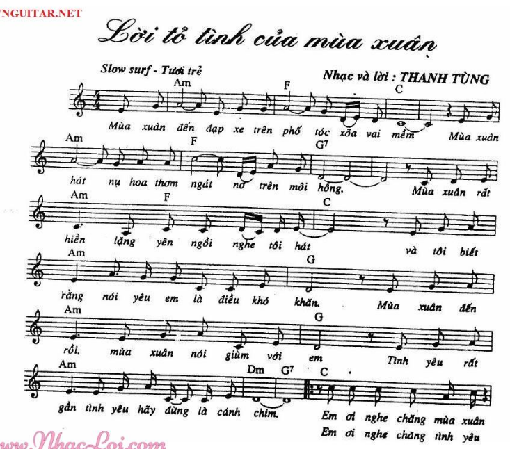 Lời Tỏ Tình Của Mùa Xuân