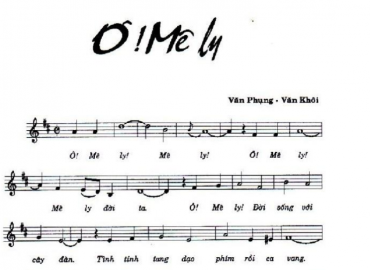Ô Mê Ly Sheet Nhạc