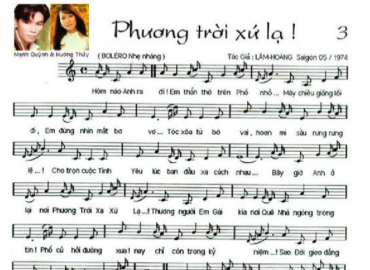 Phương Trời Xứ Lạ Sheet Nhạc