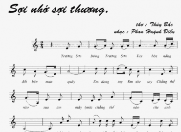 Sợi Nhớ Sợi Thương Sheet Nhạc