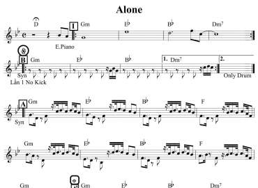 Alone sheet