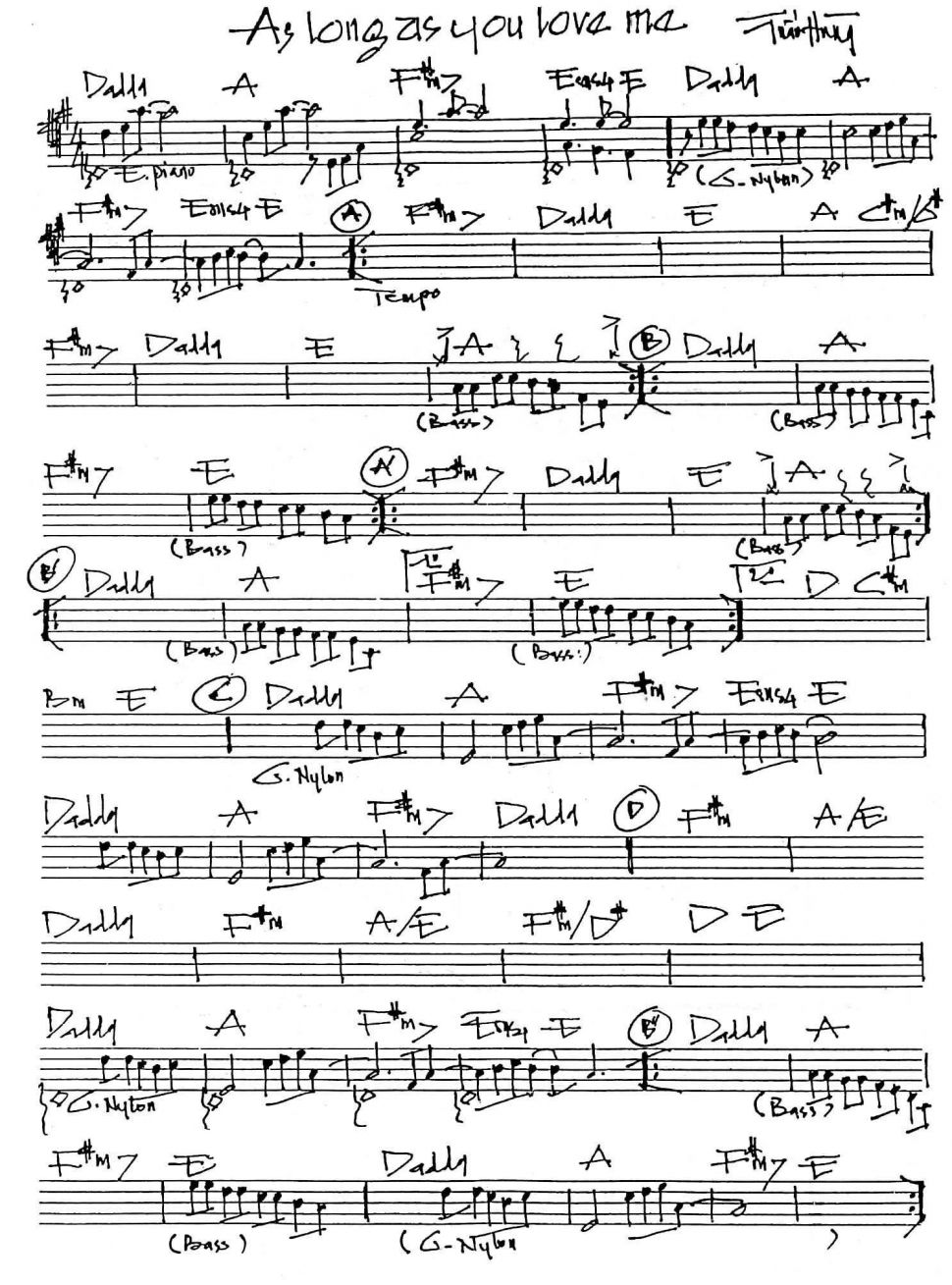 As Long As You Love Me