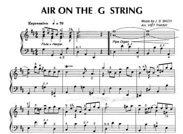 Air On The G String sheet