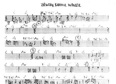 Alway Some Where sheet