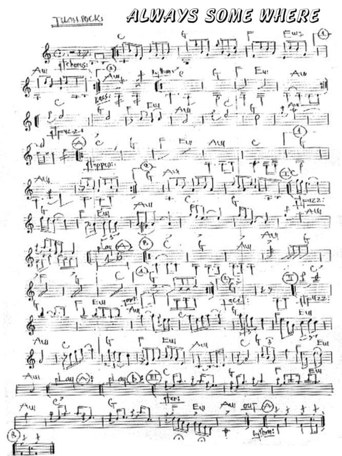 Always Some Where sheet