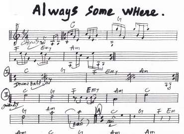 Always Some Where sheet