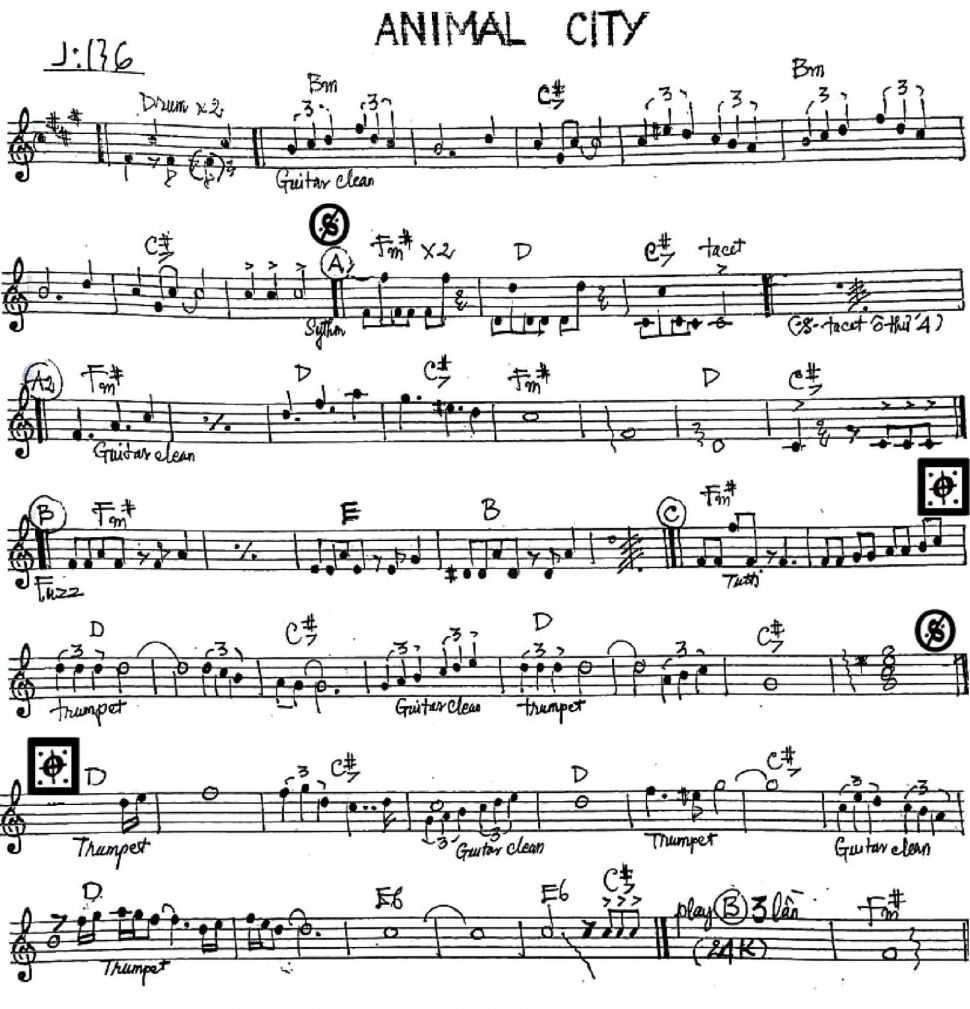 Animal City sheet