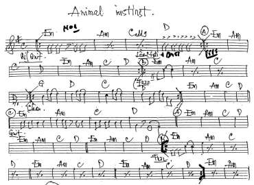 Animal Instinct sheet