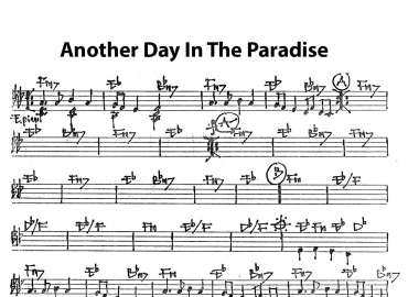 Another Day In The Paradise sheet