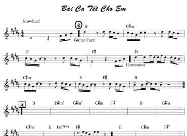 Bài Ca Tết Cho Em Sheet