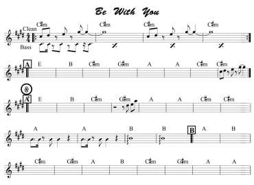 Be With You Sheet