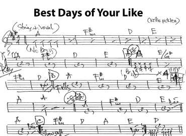 Best Days Of Your Like Sheet