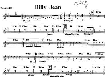 Billy Jean Sheet