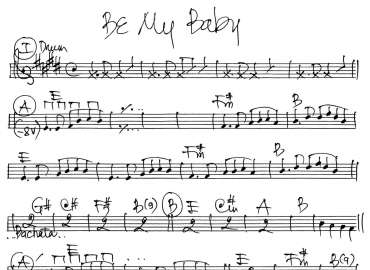 Be My Baby sheet