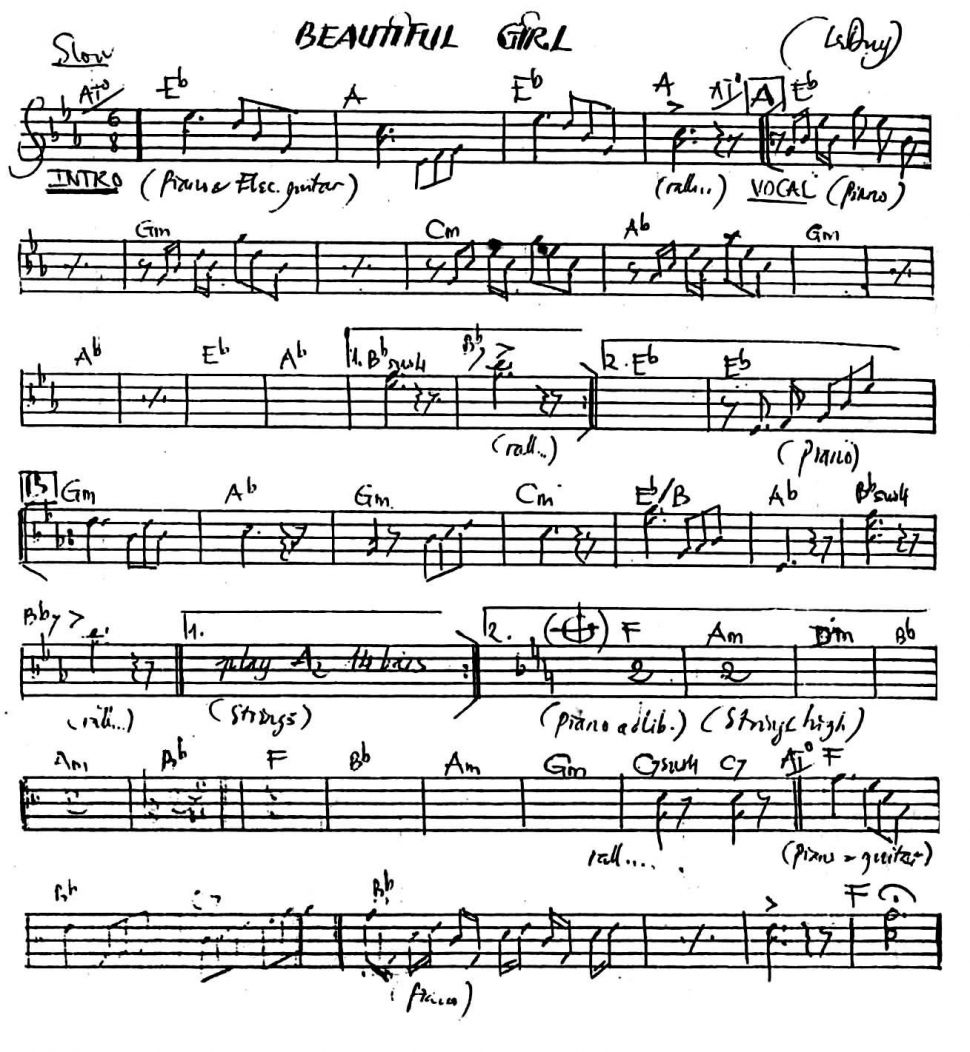 Beautifun girl sheet