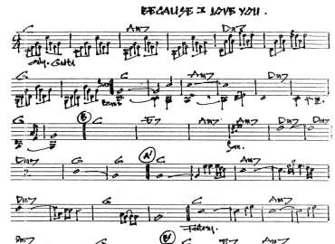 Because I Love You sheet