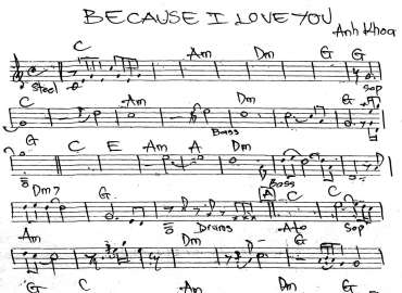 Because I Love You sheet