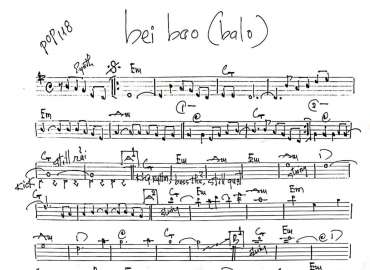 Bei bao (balo) Sheet