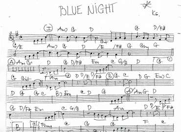 Blue night sheet