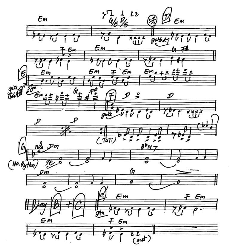 Boogie Wonderland sheet