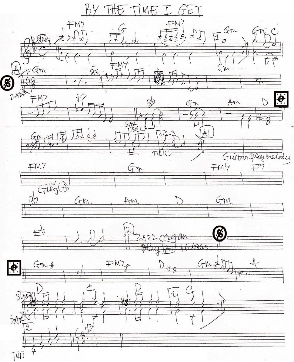 By The Time I Get Sheet