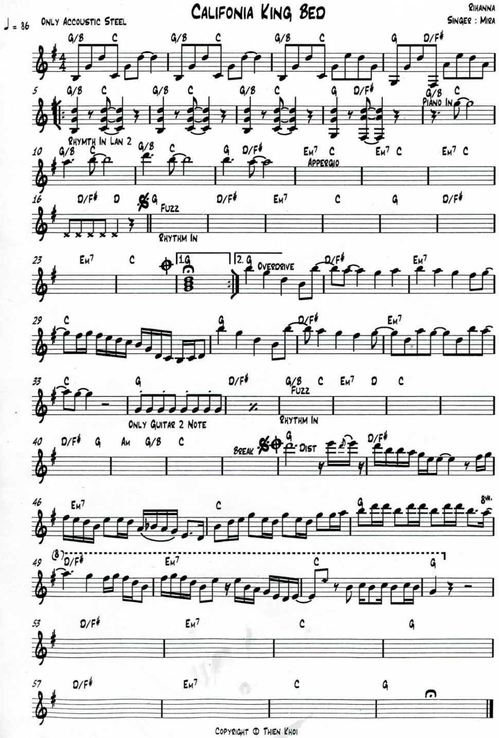 Califonia King Beg sheet