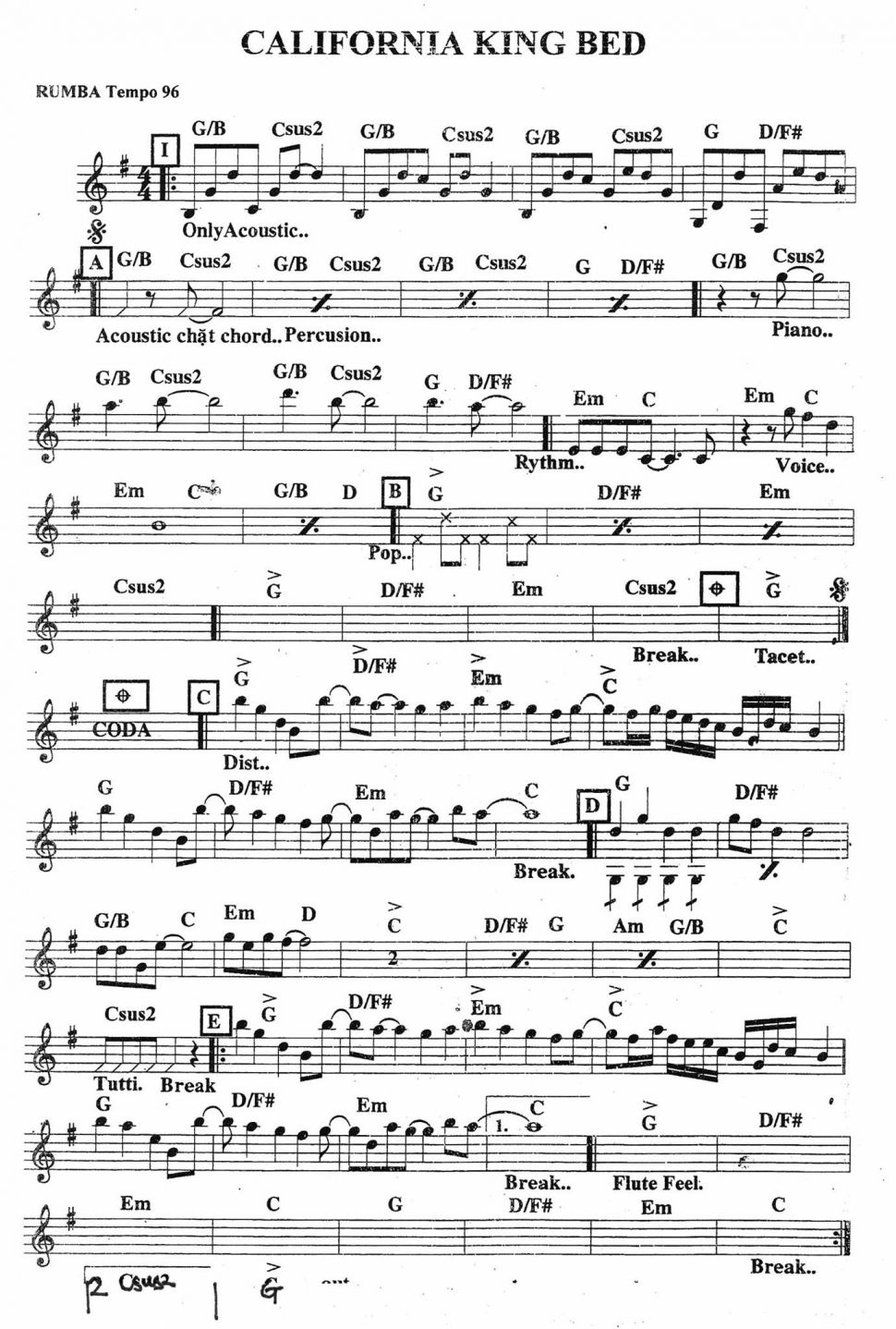 California King Bed sheet