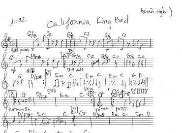 California King Bed sheet