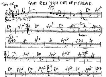 Can Get You Out Of My Head sheet